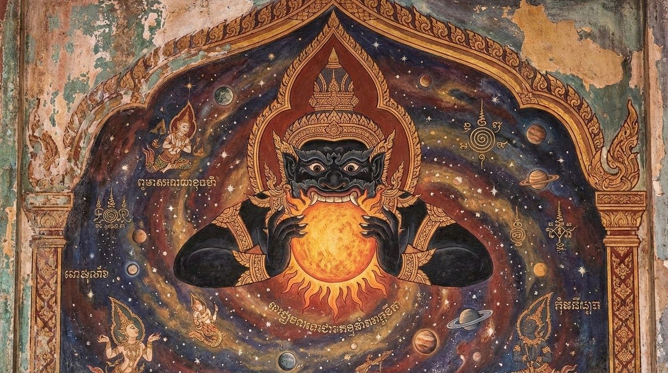 artistic image of pra rahu