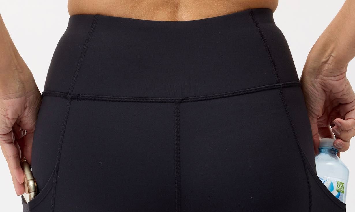 Close up view of the beautiful soft 4 way stretch fabric