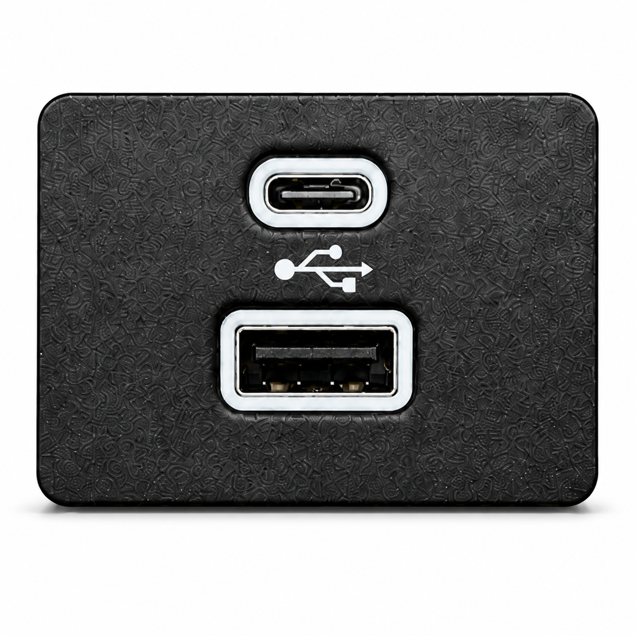 Type B Ford and Lincoln USB hub front view