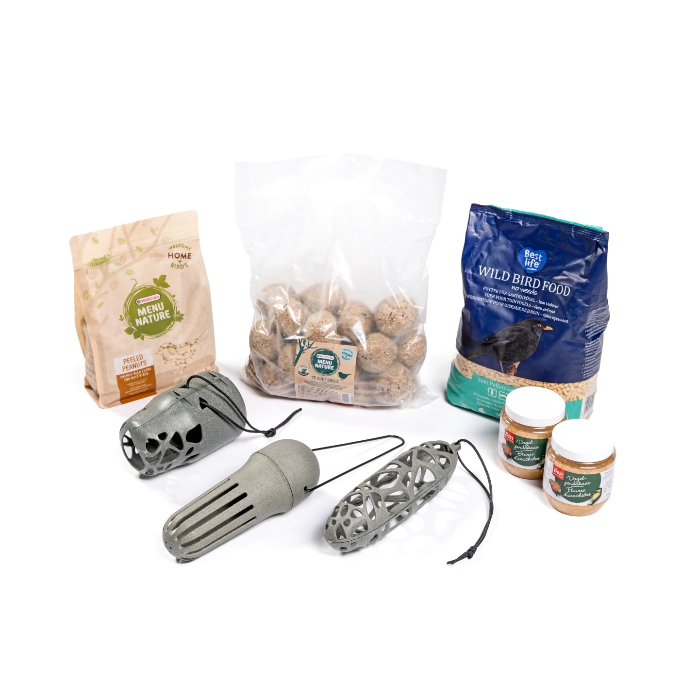 Erdnussbutter-startpaket für Vogelfutterständer 3 Haken