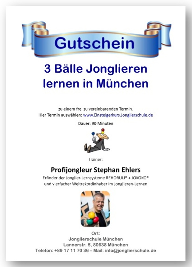 Geschenk-Gutschein zum selbst ausdrucken
