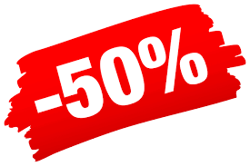 50% Rabatt