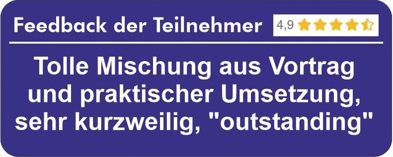 Feedback der Online-Workshops von Stephan Ehlers bei smile2