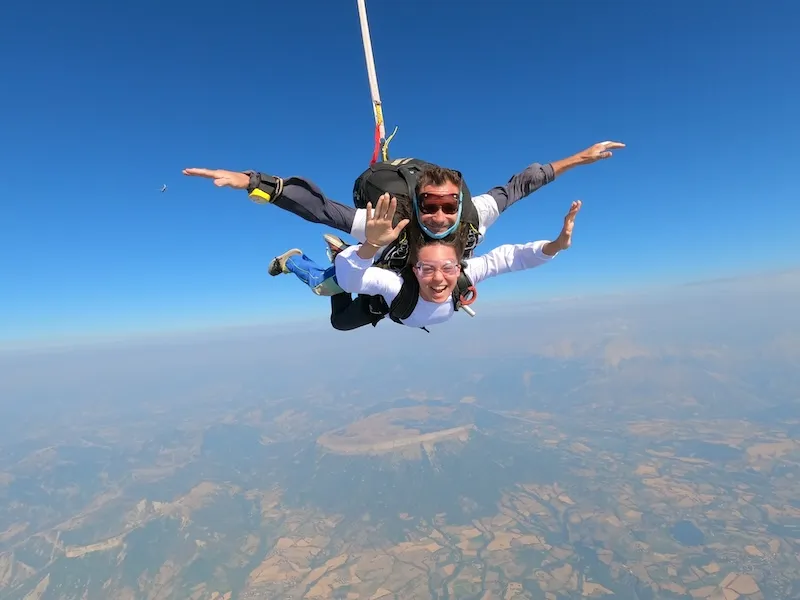 Saut en parachute tandem aérodrôme Gap Tallard