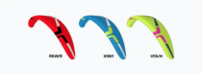 Parapente Zeolite 2 GT Ozone Couleurs