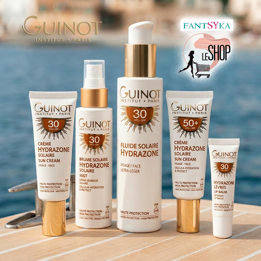 GUINOT-Fluide-Solaire-Teinté-Hydrazone-SPF30-Haute-Protection-Visage-FANTSYKA-Institut
