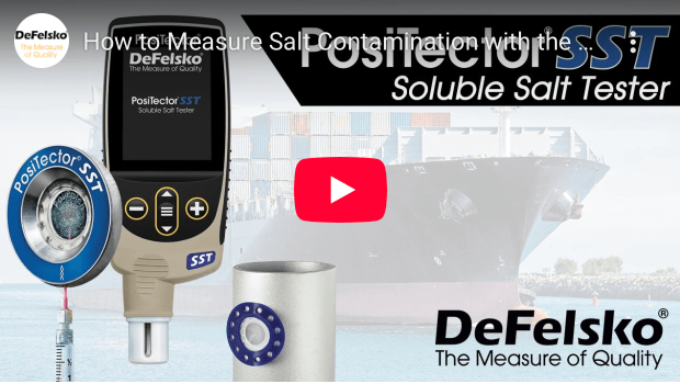 How to Measure Salt Contamination with the PosiTector SST Soluble Salt Tester