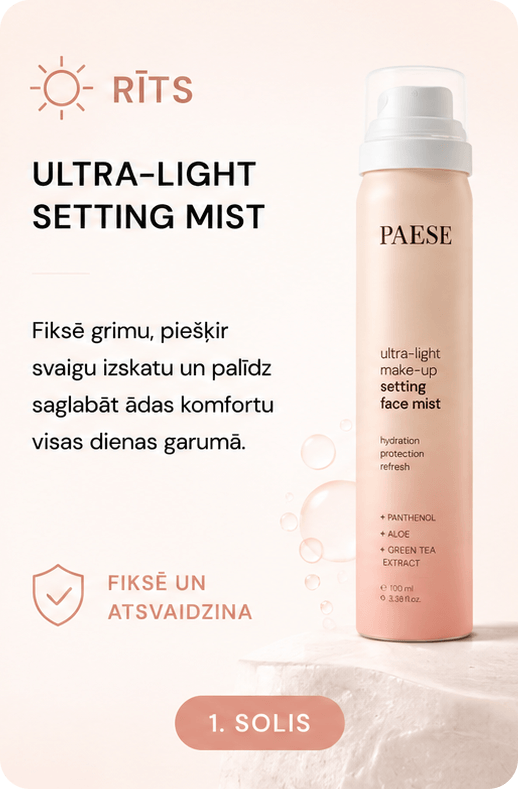 PAESE Ultra-Light Setting Mist — утренний уход