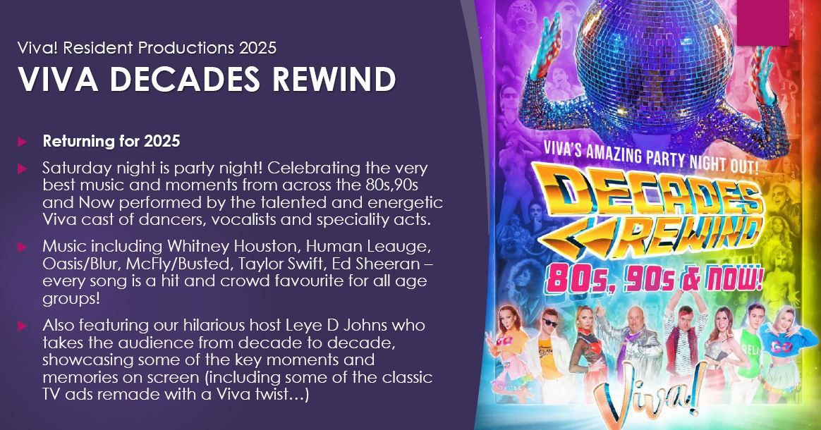 Viva Decades Rewind Promo Image