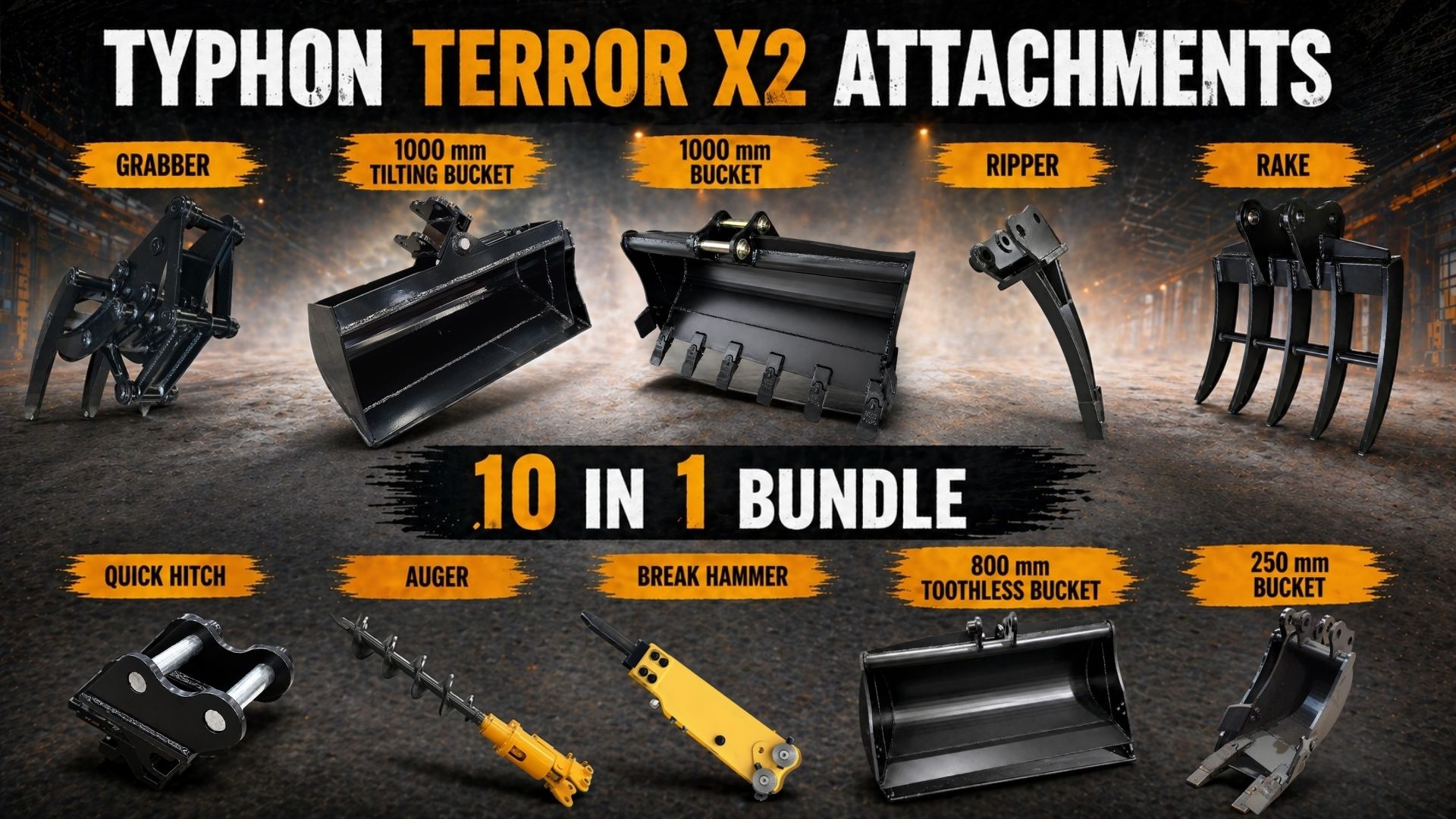 Top Compact & Mini Excavator Diggers- TYPHON Machinery Top Compact & Mini Excavator Diggers- TYPHON Machinery