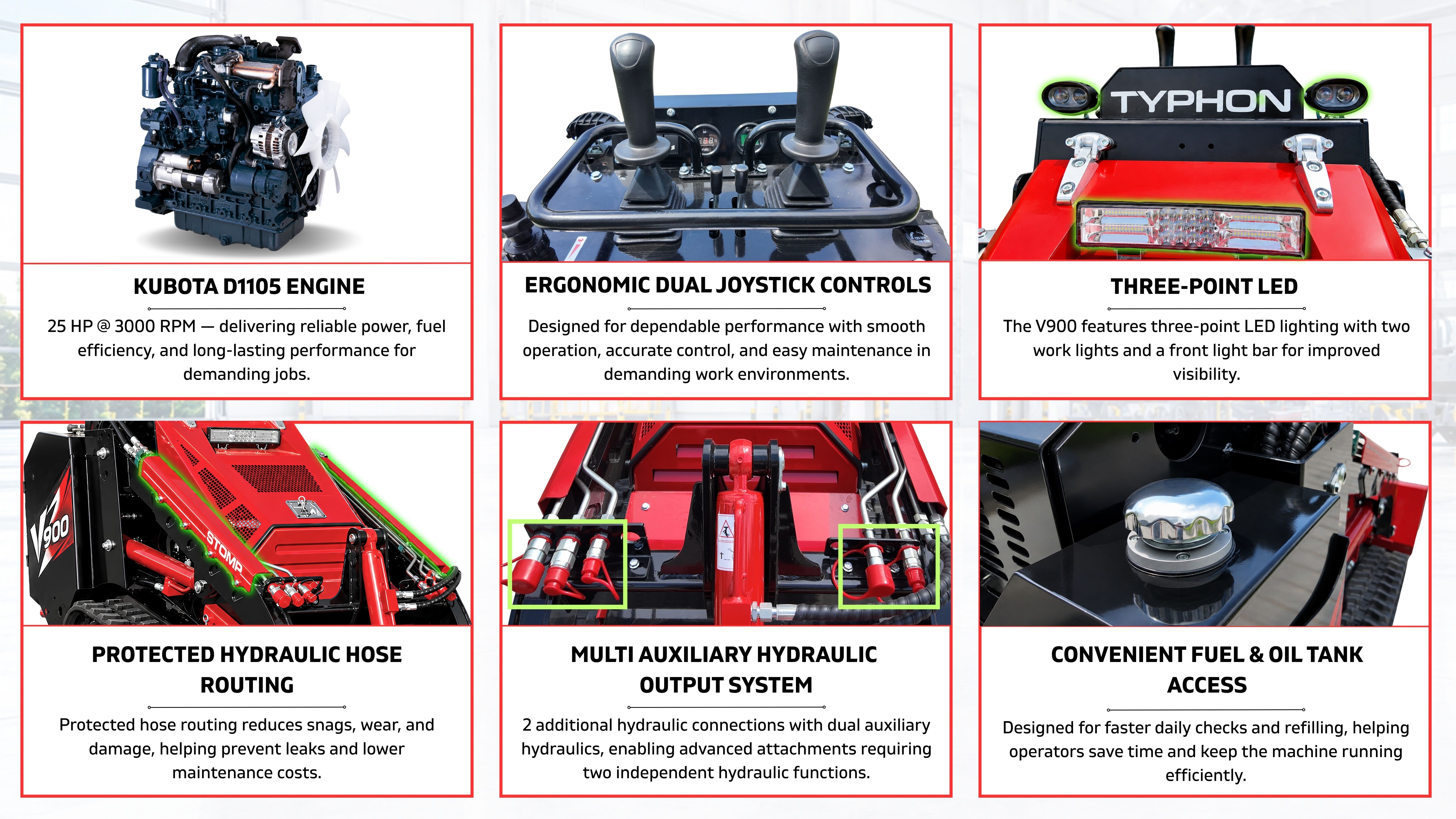 Top Compact & Mini Excavator Diggers- TYPHON Machinery