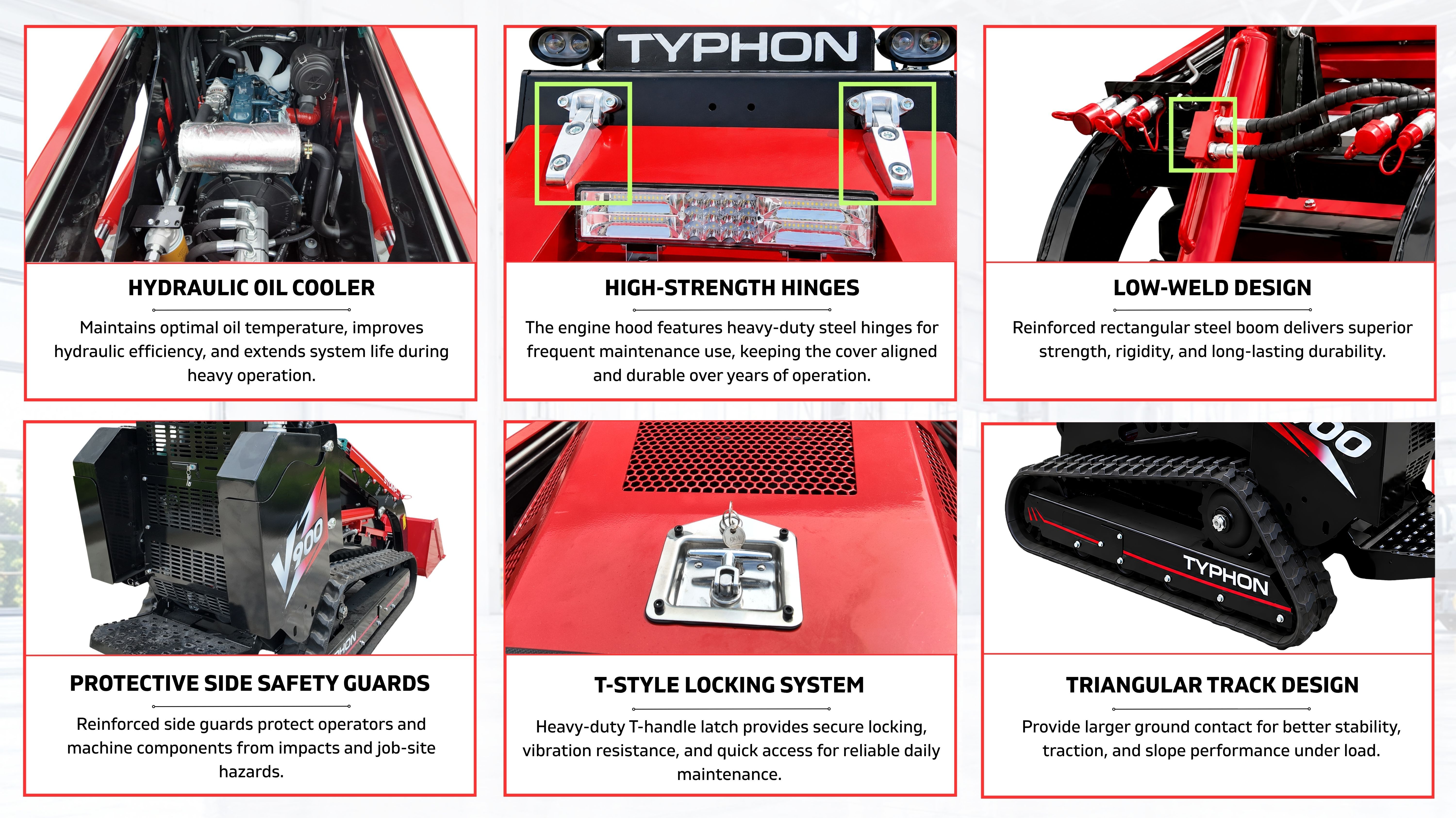Top Compact & Mini Excavator Diggers- TYPHON Machinery