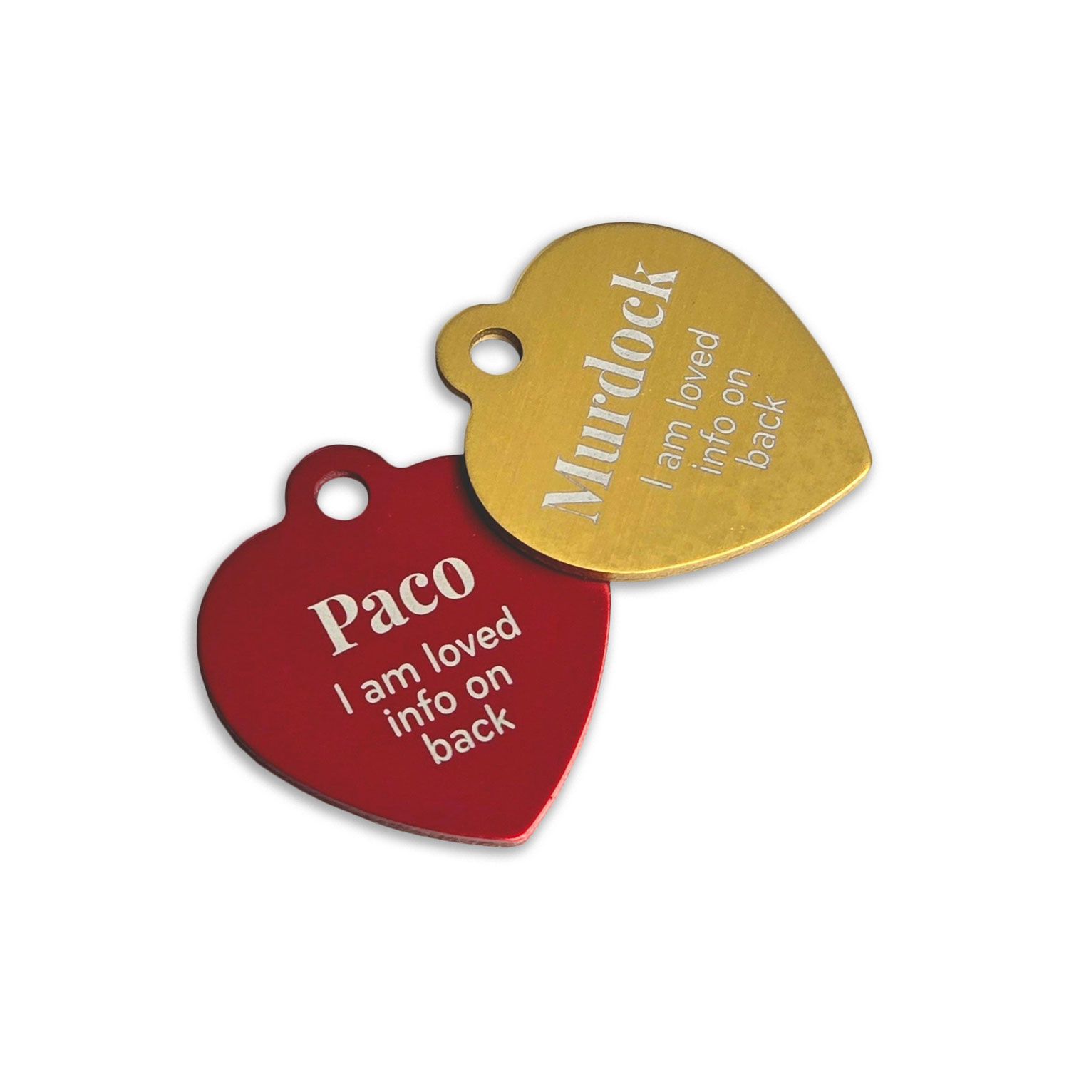 Heart Shaped Tags - Materials from Chewbarka