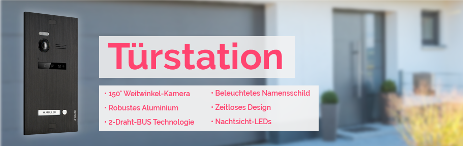 BALTER EVO-KIT-2FAM Video-Türsprechanlage für Zweifamilienhaus