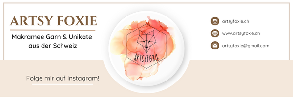 Artsy Foxie Makramee Garn Schweiz kaufen Luxus Giza Garn