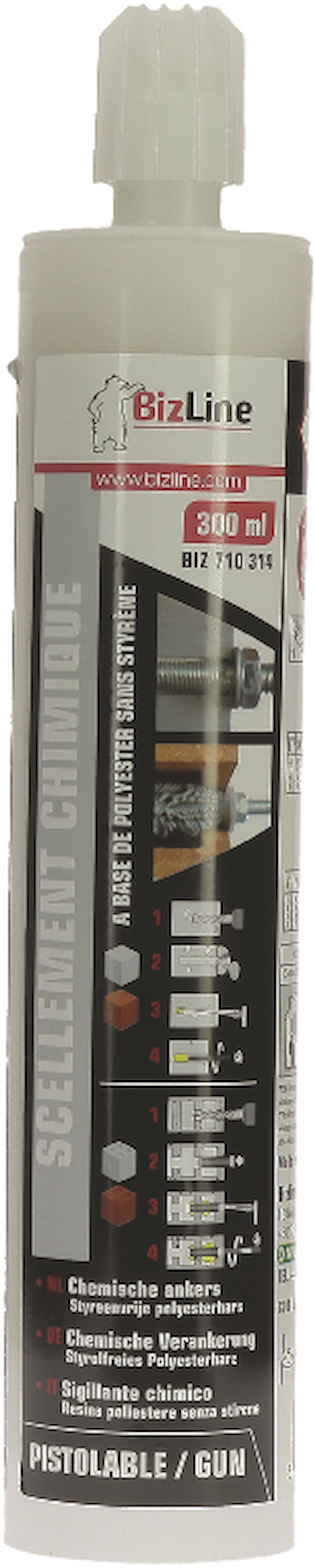 Cartouche Scellement Shimique Bizline Proselec.fr