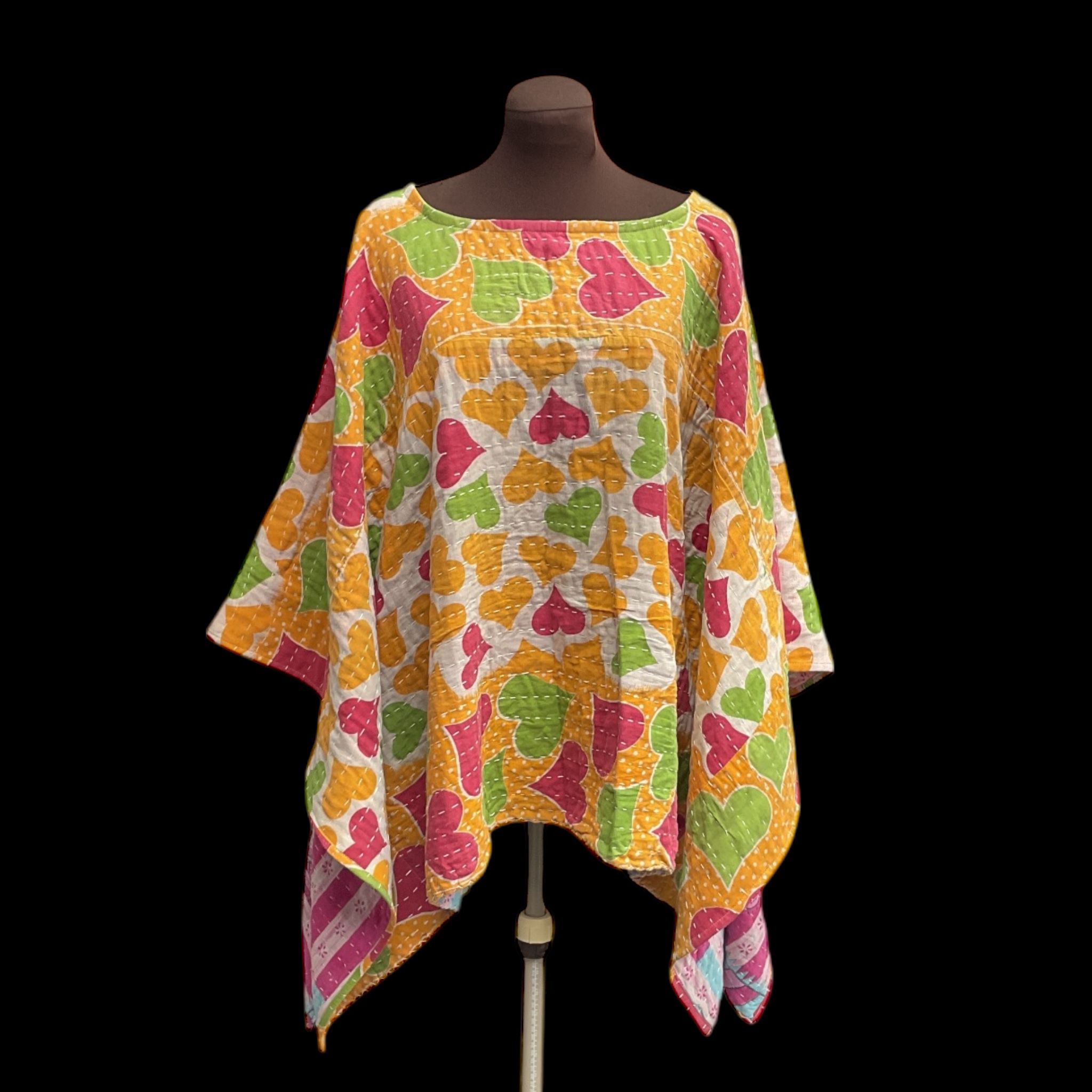 Upcycled Ladies Poncho
