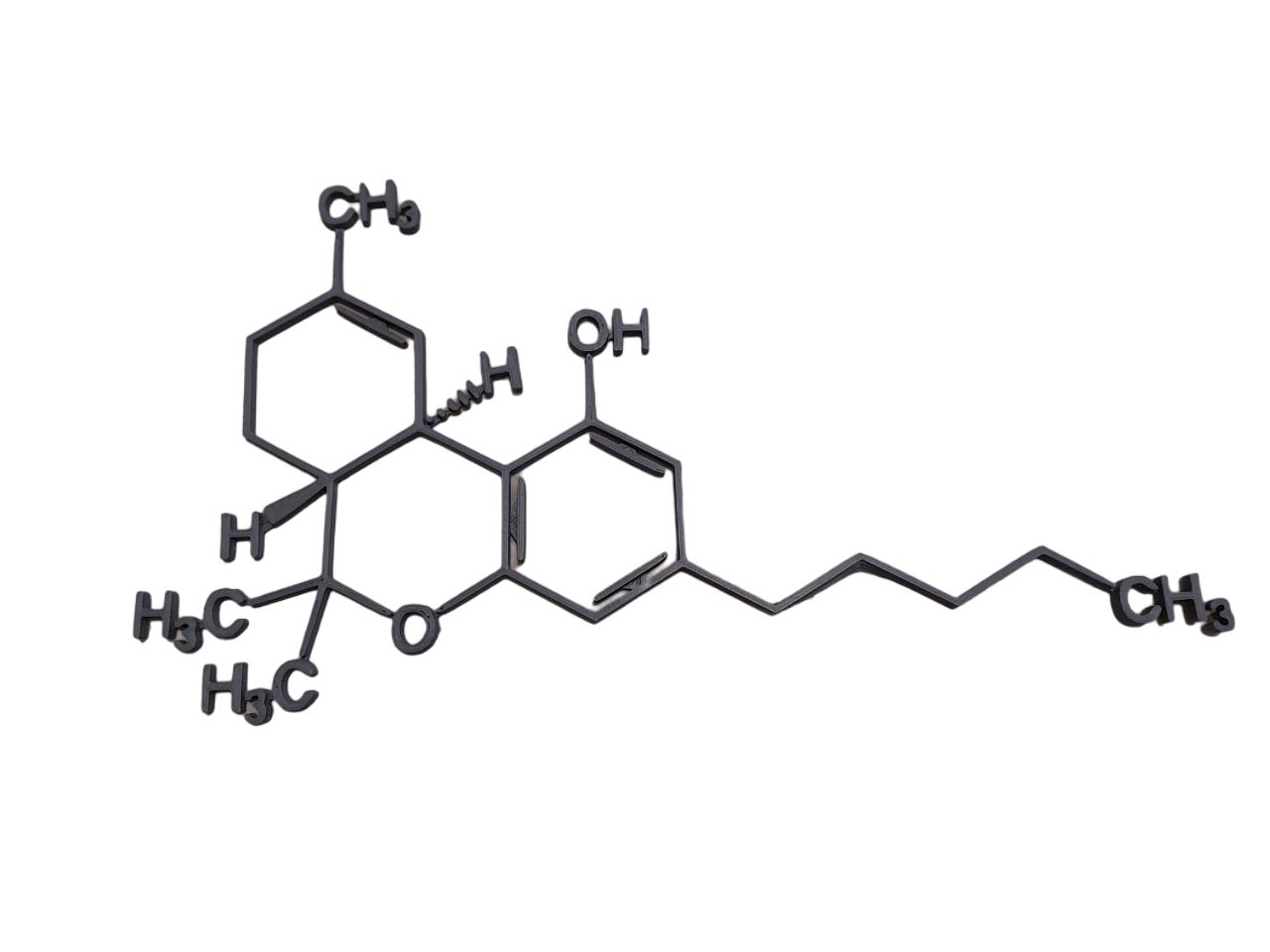 THC Molecule Wall Art