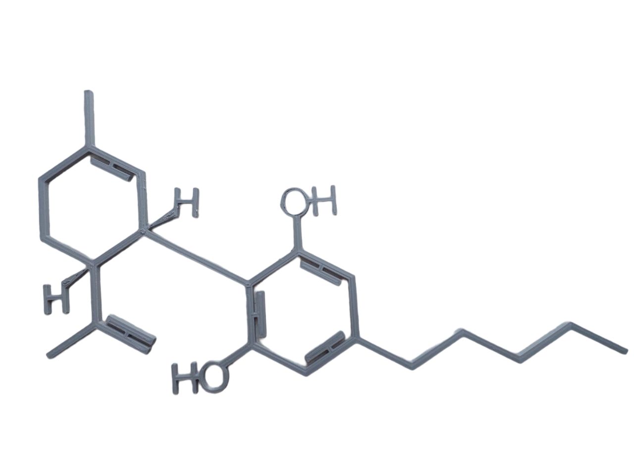 CBD Molecule Wall Art