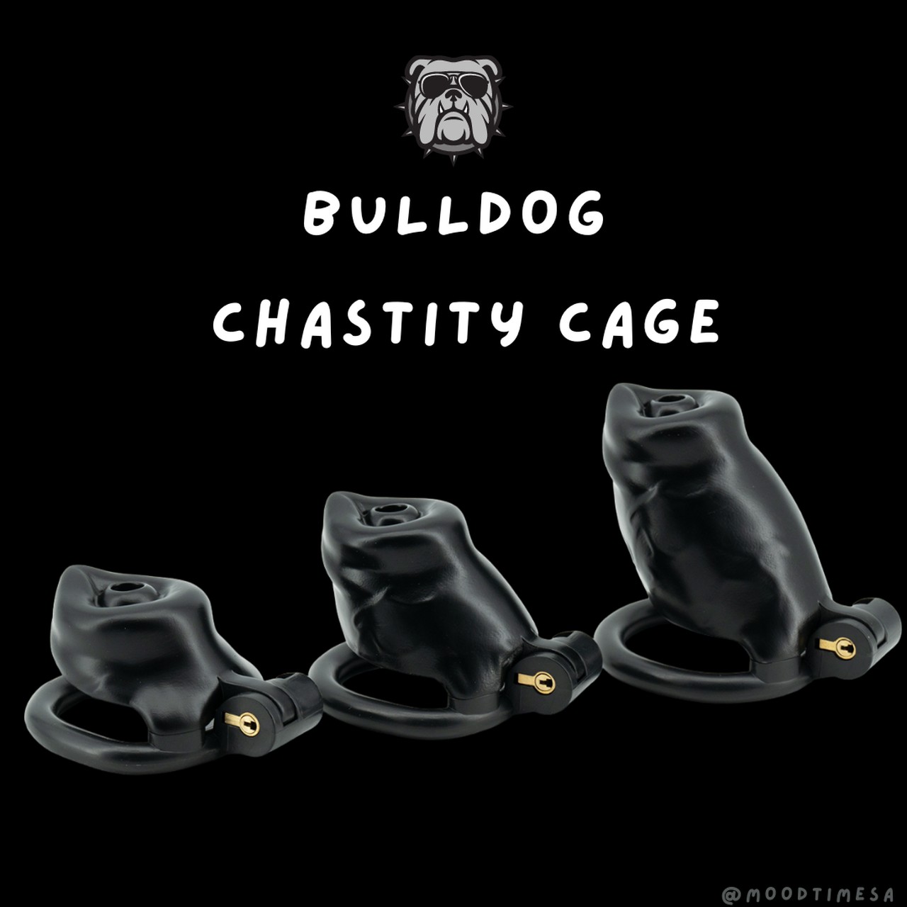 Bulldog Puppy Chastity Cage
