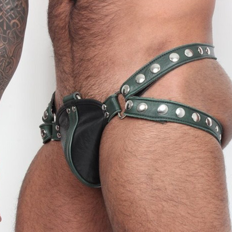 Kink Fetish PU Leather Jockstrap