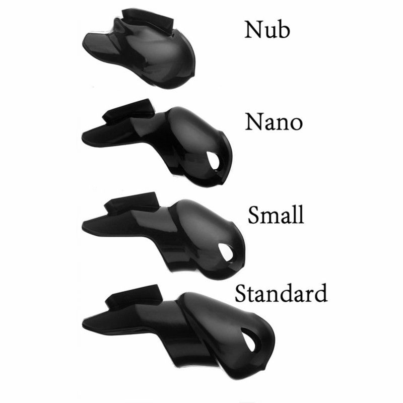 Black Chastity Cage Built In Lock HT-V5