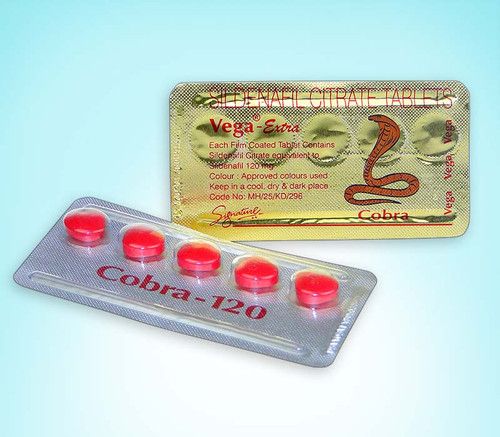 Cobra Vega 120mg Red - 5 tablets