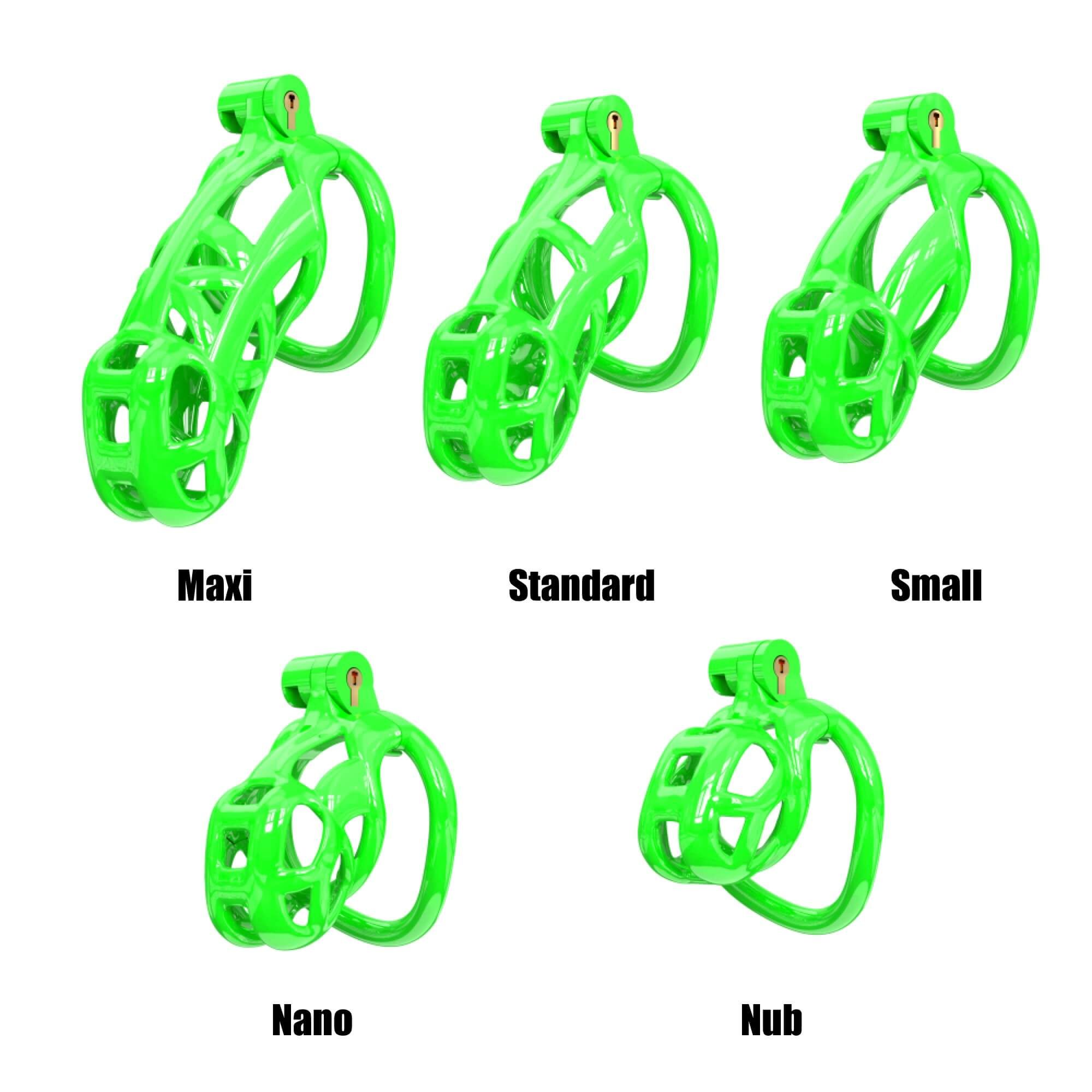 Green Cobra Chastity Cage