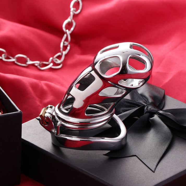 Stainless Steel Maxi Cobra Chastity Cage