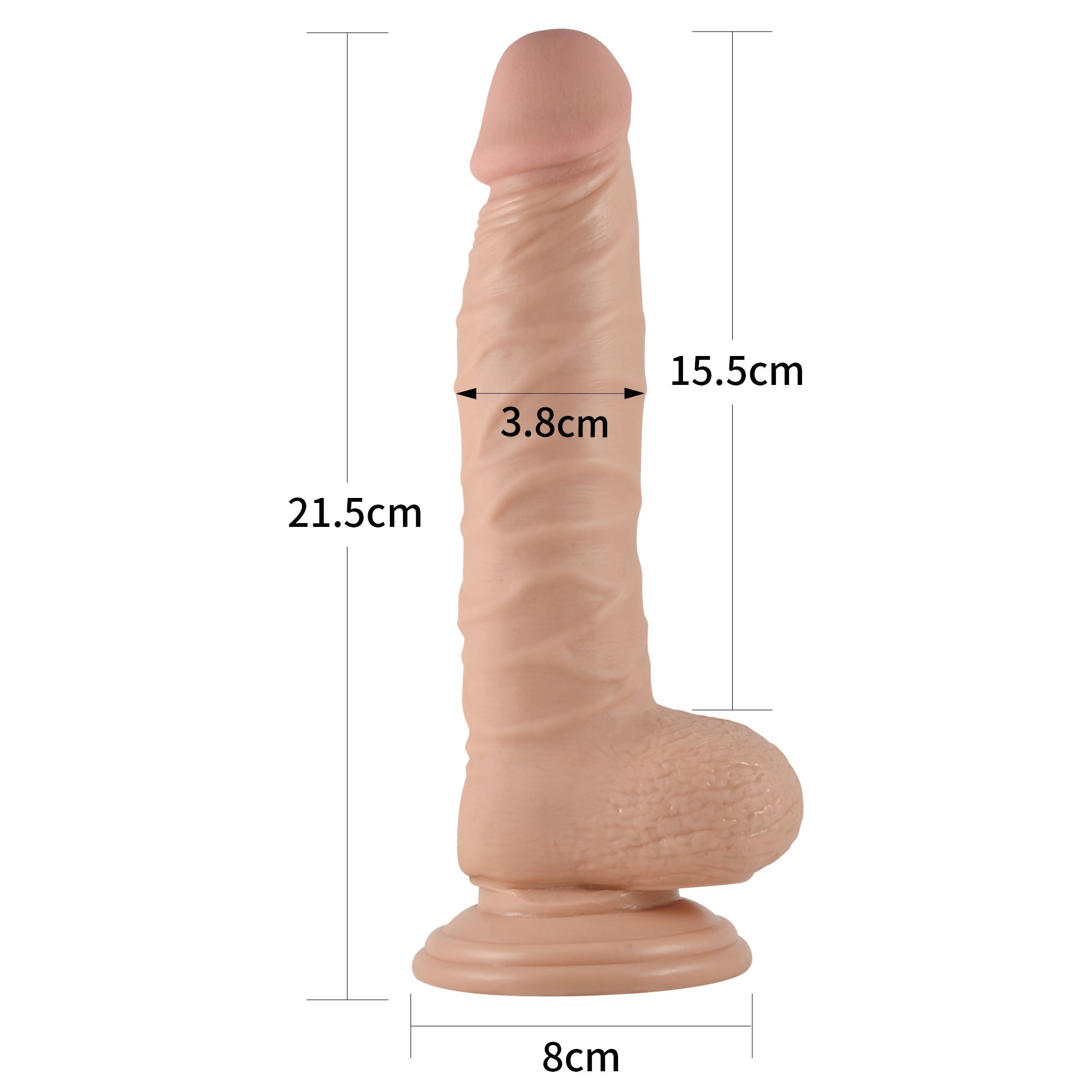 Lovetoy 8.5" Real Extreme Dildo