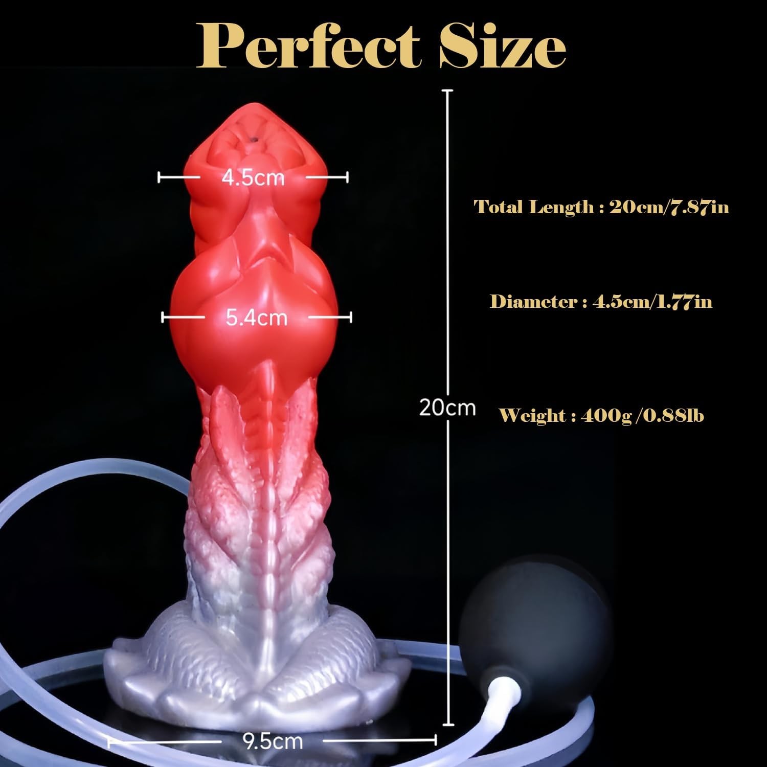 Fantasy Squirting Dragon Anal Dildo With Strong Suction Cup