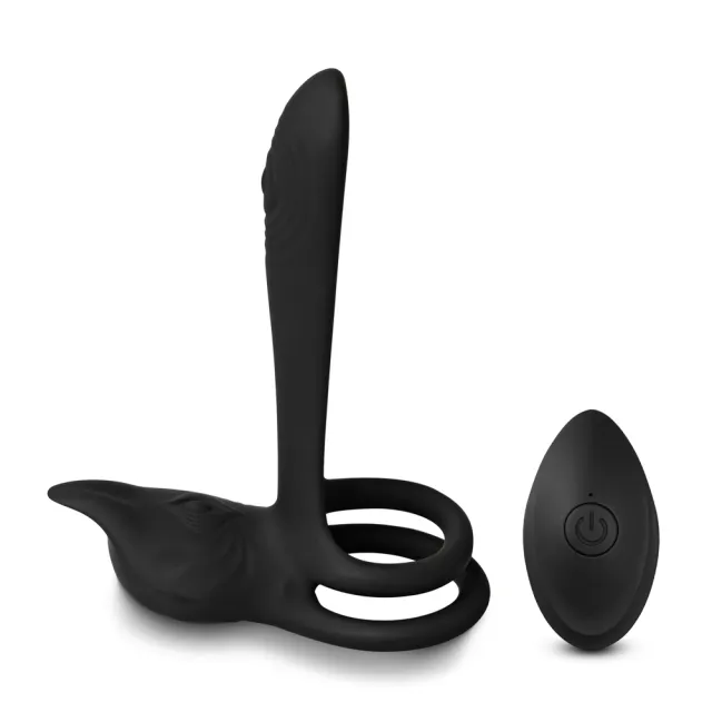 Vibrating Dual Cock Ring Dual Vibrator