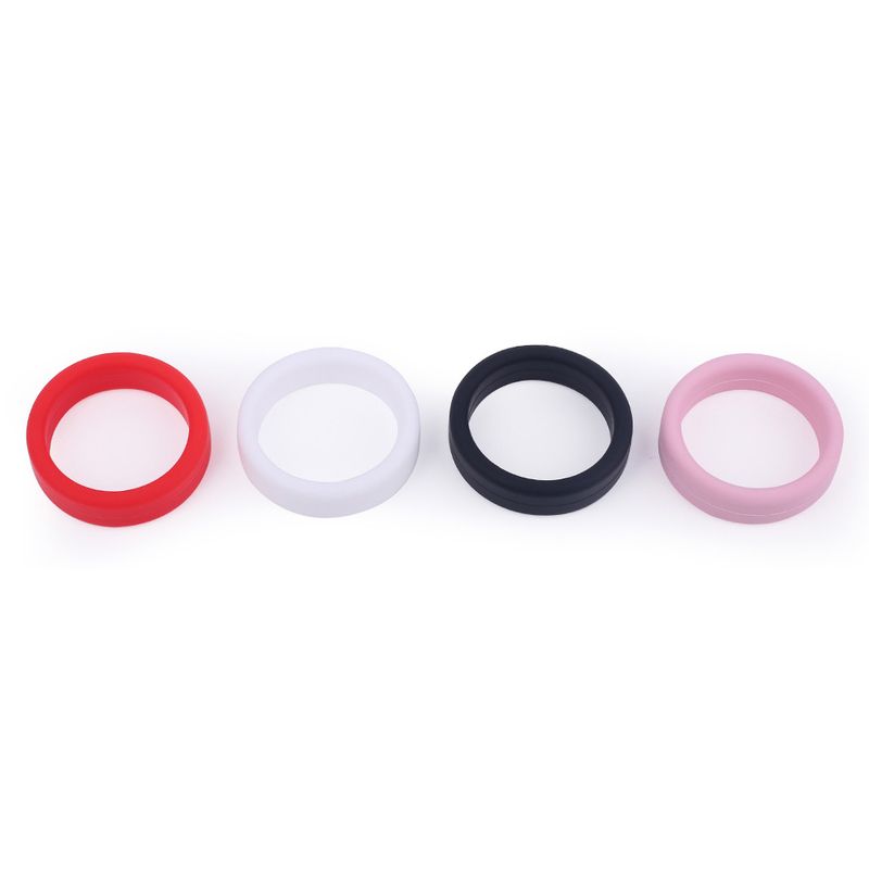 Tight Stretchy Cock Ring - pink and white
