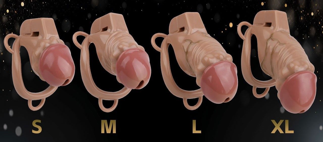 Realistic Penis Cage Chastity Cage