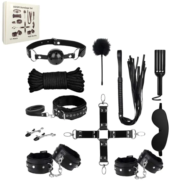 11 Piece BDSM Bondage Kit