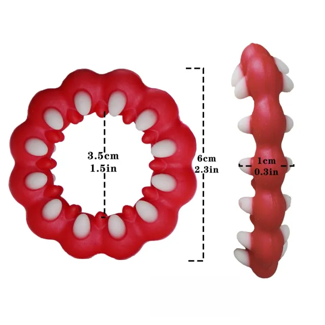Fangs Silicone Fantasy Cock Ring Size